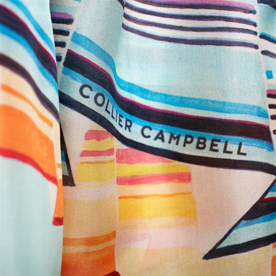 Origami Silk Scarf - Image 5