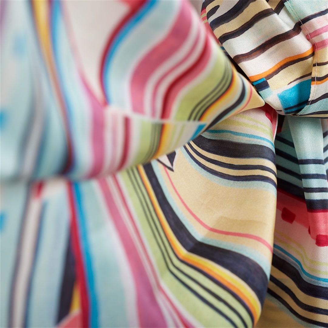 Origami Silk Scarf - Image 4