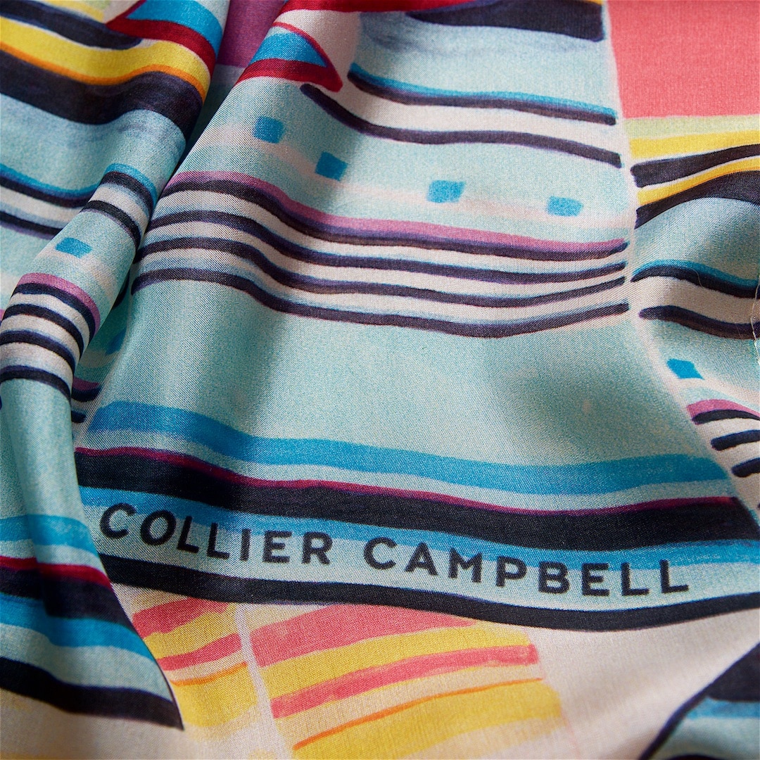 Origami Silk Scarf - Image 3