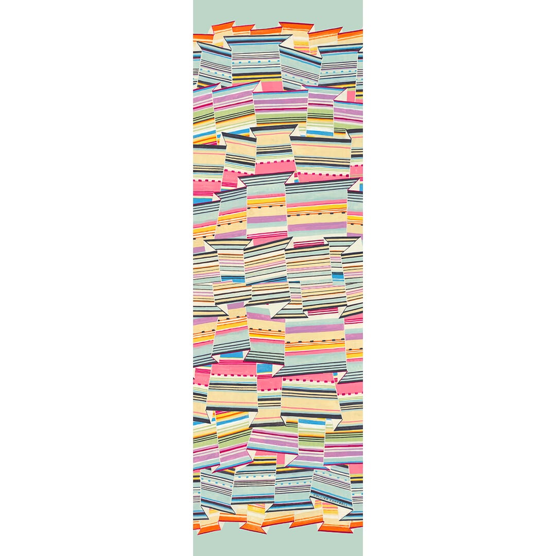 Origami Silk Scarf - Image 6