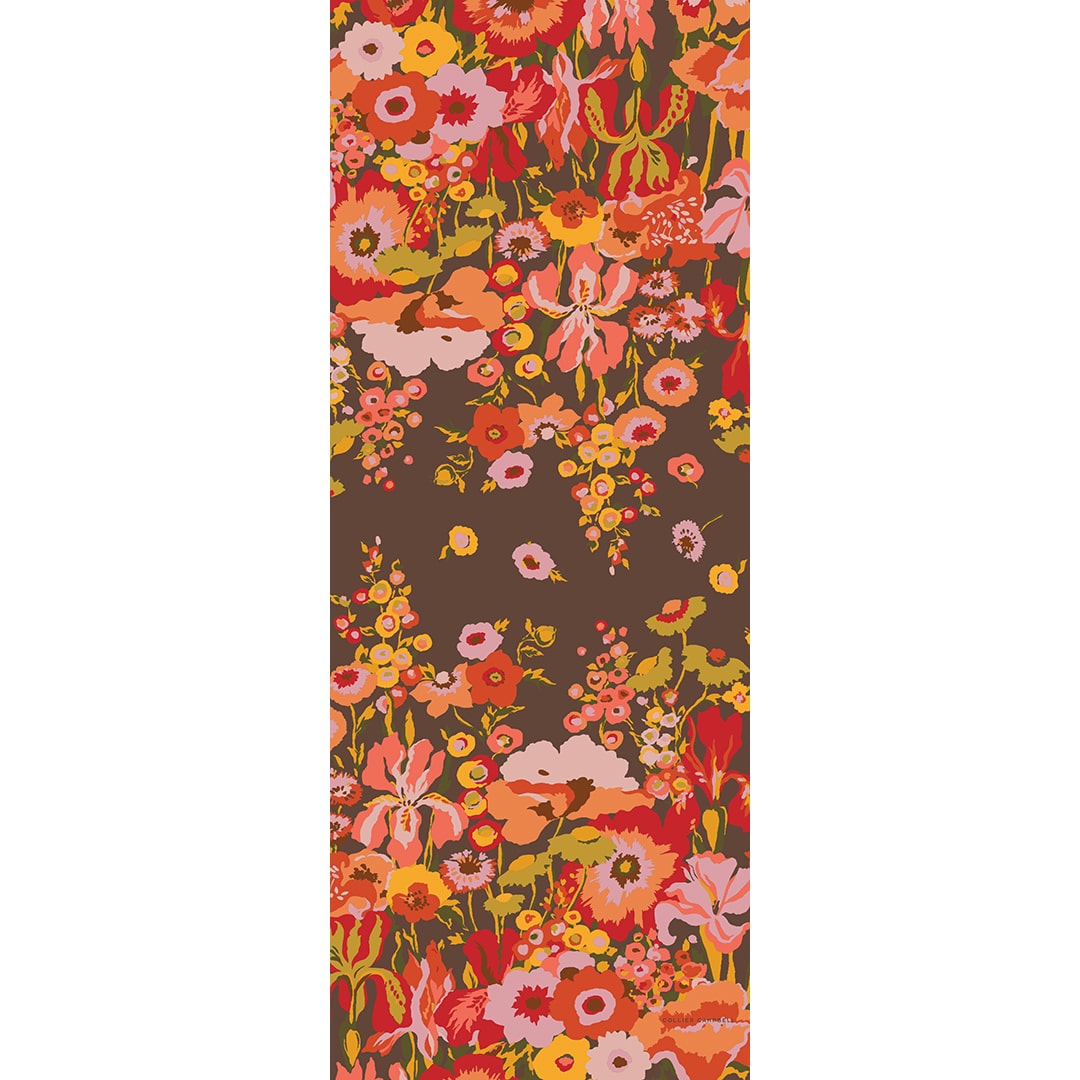 Secret Garden Mocha Wool Scarf - Image 7