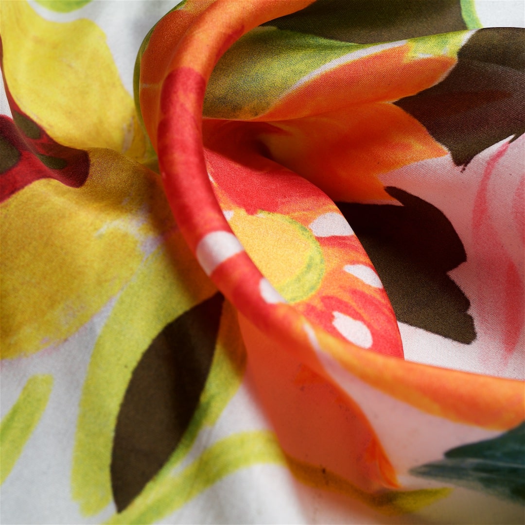 Grandiflora Skyline Square Silk Scarf - Image 6